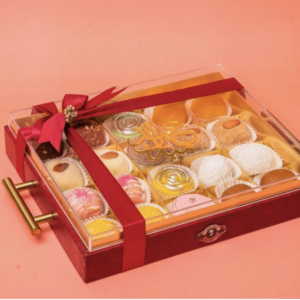 Signature Acrylic Tray With Assorted Mithai